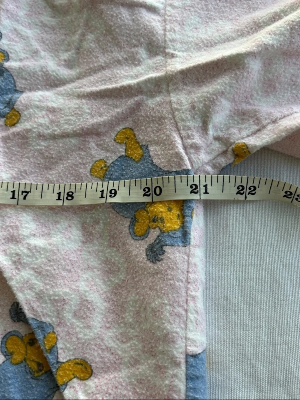 VTG Pooh Disney Pink Pajama Set - Soft Button-Up Top & Pants 100% Cotton - Picture 11 of 12